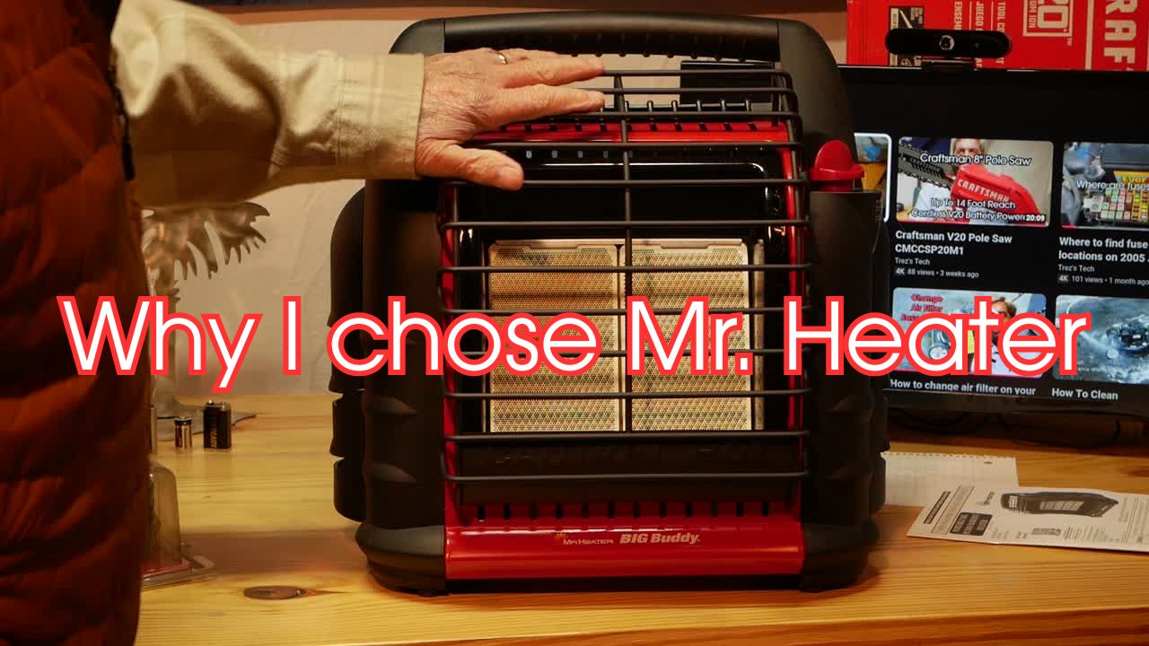 Why I chose a Mr. Heater propane heater to use in my garage/workshop